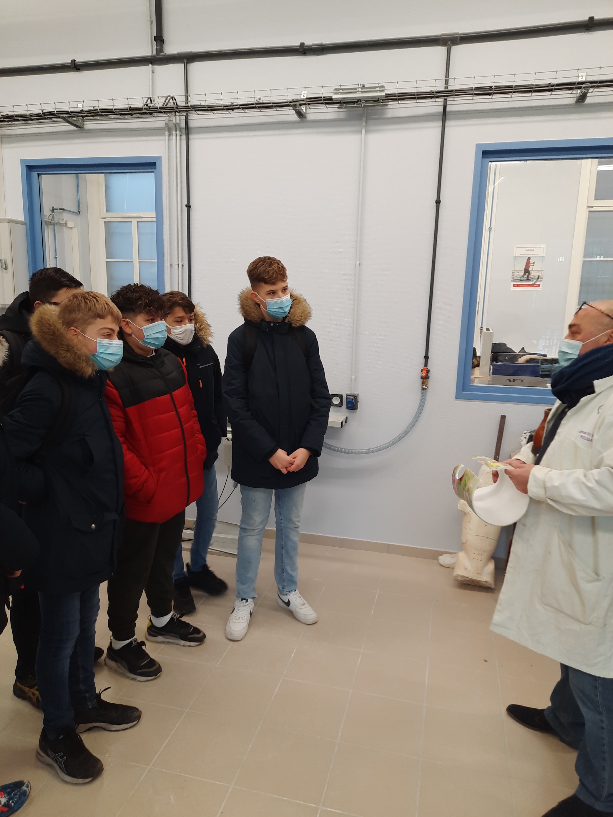 Sainte Marie - Visite des lycées professionnels